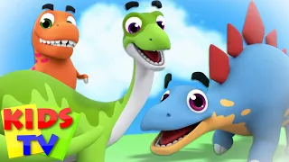 Dinosaur Song | Zoo Song | Nursery Rhymes & Kids Songs | Super Supremes Cartoons | Kids Tv