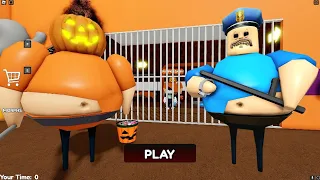 HALLOWEEN MODE! PUMPKIN BARRY'S PRISON RUN! New Scary OBBY Walkthrough FULL GAME #Roblox