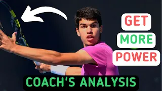 Carlos Alcaraz Forehand Analysis - Need To Know!