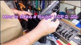 How to clean Ruger LCP 2 .22 #cleaning #guns #viral #viralvideo