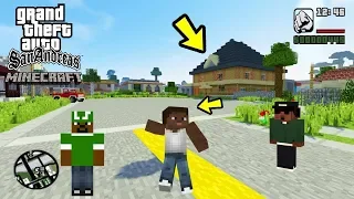 شاهد كيف يبدو عالم قراند سان اندرياس في ماين كرافت شيء خيالي MOD World GTA San Andreas in minecraft