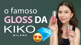 Gloss Kiko: O famoso Gloss Kiko Milano Hydra 3D