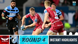 Scarlets v Cardiff Rugby | Instant Highlights | Round 4 | URC 2022/23