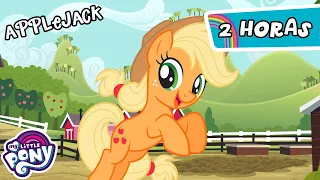 My Little Pony en español 🦄 Episodios Espeluznantes | Los MEJORES episodios de Applejack | 2 horas