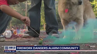 Fireworks danger alarms the community in Tacoma | FOX 13 Seattle