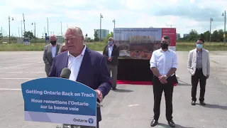 Premier Ford makes an announcement in Markham | July 24