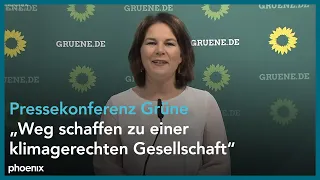 B'90/Grüne: Pressekonferenz mit Annalena Baerbock
