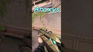 WHICH VANDAL SKIN IS BETTER? ARAXYS VS PRELUDE TO CHAOS #shorts