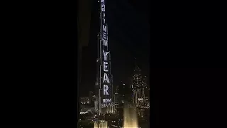 Dubai New Year Light Up (Burj Khalifa) 2018