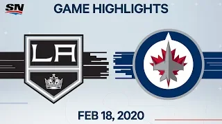 NHL Highlights | Kings vs Jets – Feb. 18, 2020