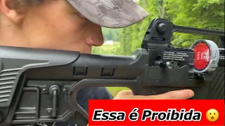 Cuidado - Carabina Proibida no Brasil!