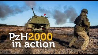 Lietuvos kariuomenės PzH2000 koviniai šaudymai iš arti