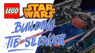 Building Lego | Tie Silencer (Kylo Ren Ship) W/ Elva