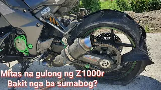 Z1000r.... Mitas Tire Burst at 175kph....