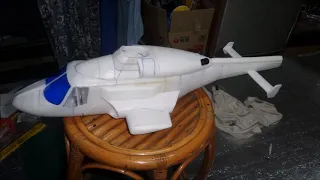 DIY Airwolf foamboard fuselage