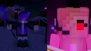 ♫ New Minecraft Song - Love Shot [ Minecraft Song Animation] Psycho Girl VS Girl Ender Dragon