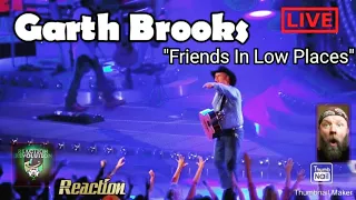 Metalhead reacts to Garth Brooks - "Friends In Low Places" LIVE (REACTION)