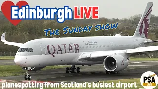 🔴🛫✨ Edinburgh Airport LIVE: Plane spotting and chat. Takeoffs & Landings from Edinburgh! 🌟✈️🔴