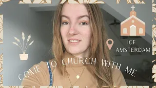 Dag uit mijn leven vlog in corona op zondag naar de kerk ICF Amsterdam christelijke student | ⛪