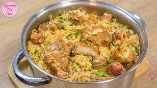 ALMOÇO/JANTAR DE 1 PANELA SÓ! | ARROZ COM COSTELINHA DE PORCO E LINGUIÇA TOSCANA | RECEITAS DA CRIS