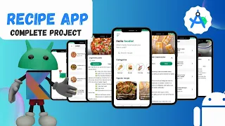 Recipes App Tutorial in Hindi - Complete Android Studio Project