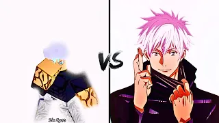 Gojo In Jujutsu Shenanigans vs Anime