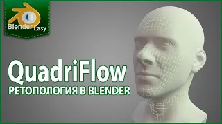 Быстрая Ретопология QuadriFlow в Blender