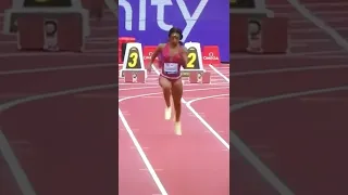 Sha’ Carri Richardson’s Headband Flies Off As She Places 2nd To Elaine Thompson-Herah