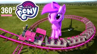 360° VR MY LITTLE PONY rollercoaster ride POV 360 도 롤러코스터 탐험 ジェットコースター