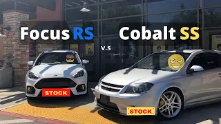 2017 Focus RS vs 2009 Cobalt SS | RACE 2020!! [Good Footage]