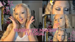 My Everyday Trashy Y2k Mcbling Makeup Routine💋