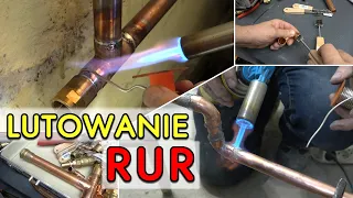 How to solder copper pipes.