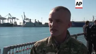 Norwegian, Danish war ships in port, to assist in disposal of Syria's chemical weapons
