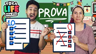 TOCA LIFE VIDA REAL - FAZENDO PROVA NA ESCOLA | Gabriel e Shirley 2.0