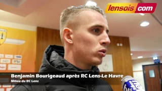 Benjamin Bourigeaud après RC Lens-Le Havre
