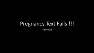 Funny Pregnancy Text Fails!!!