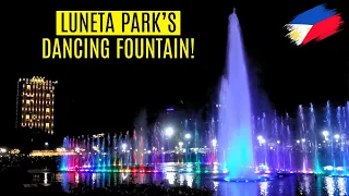 The BEST DANCING FOUNTAIN show in the Philippines is at RIZAL PARK