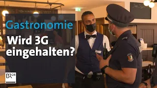 Augsburgs Ordnungsdienst auf 3G-Regel-Kontrolle | BR24