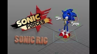 Sonic Forces Model, Rig, Animation! | Autodesk Maya Rig Animation [Sonic Rig Download]