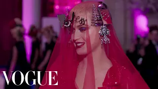 Katy Perry on Her Avant-Garde Met Gala Dress | Met Gala 2017