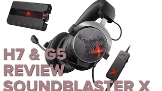 Sound Blaster X H7 headset and G5 portable soundcard review