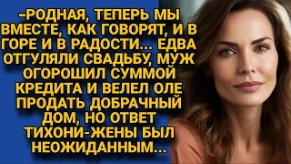 Едва поженились, муж велел жене продавать дом и погасить его кредит, но та ответила...