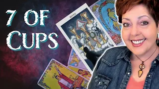 Seven of Cups Tarot Card Meaning - Rider Waite Smith Tarot