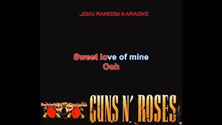 Guns N' Roses - Sweet Child O' Mine [Karaoke]