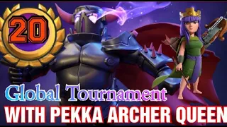 20 WIN IN GLOBAL TOURNAMENT WITH PEKKA BRIDGE SPAM AND BROKEN QUEEN !!!  GAME ANALYSIS.