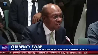 Emefiele appears before Reps over Naira redesign policy