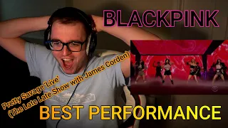 BLACKPINK - Pretty Savage (The Late Late Show with James Corden) NERD REACTION!!! LIVE PERFORMANCE🔥🔥