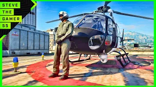 GTA 5 Mod Helicopter Patrol| GTA 5 Lspdfr Mod| 4K