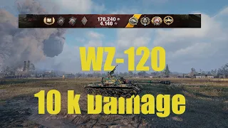 World Of Tanks Wz -120 10k damage and 8 kills