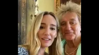 Rod Stewart & Ruby Stewart (Daughter) INSTAGRAM LIVE (Due to the Virus) FULL